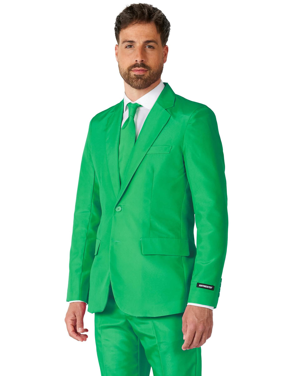 Traje Mr Solid verde Suitmeister™ Hombre