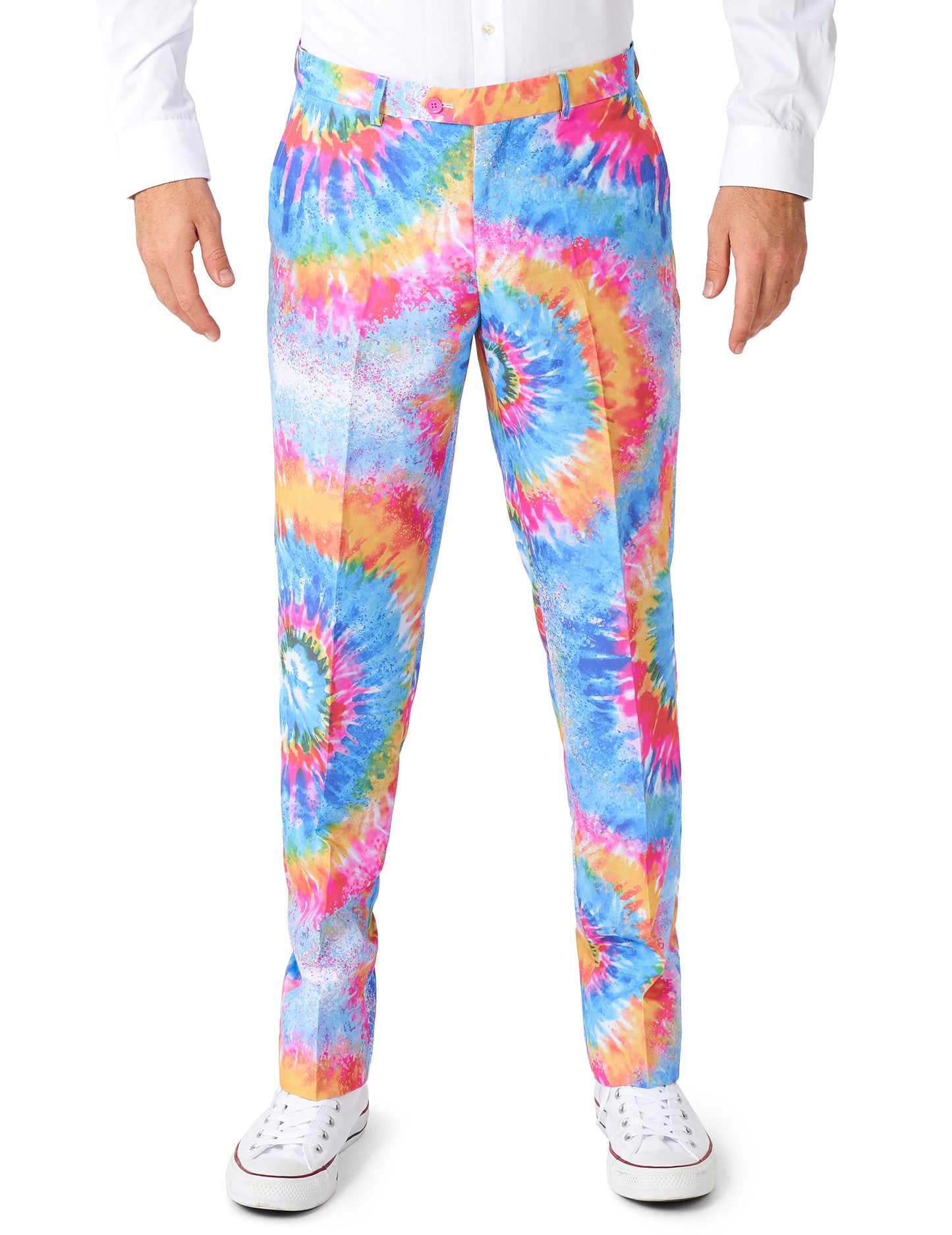 Traje de Mr. Tie-Dye Opposuits™ - adulto