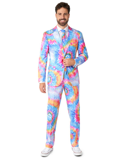 Traje de Mr. Tie-Dye Opposuits™ - adulto