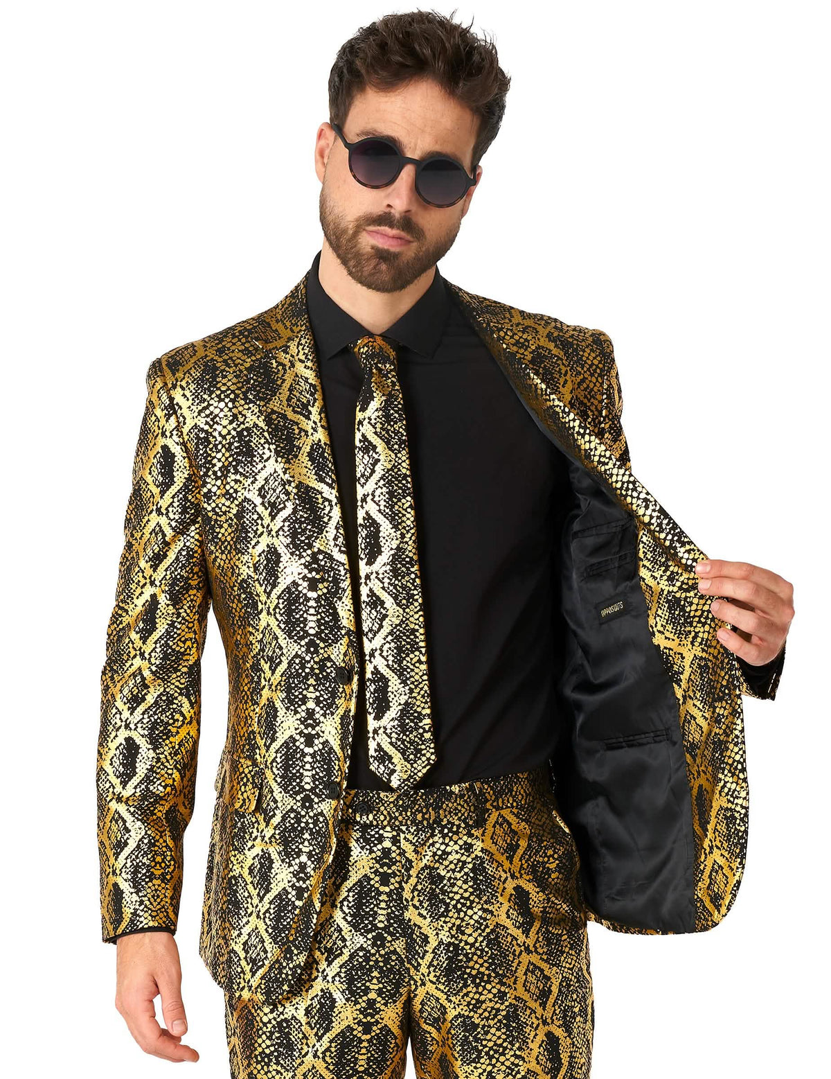 Traje brillante estilo serpiente Opposuits™ - adulto 