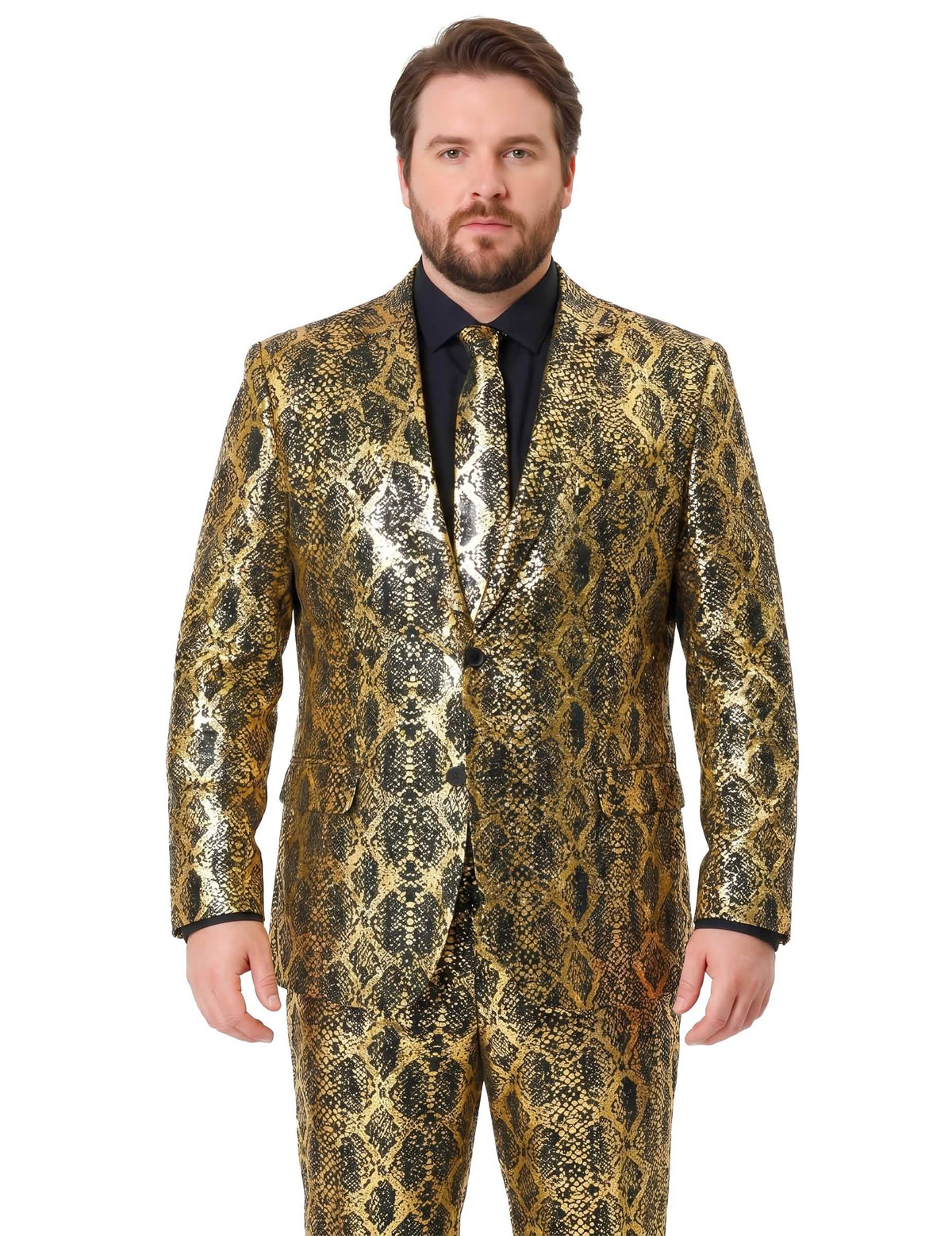 Traje brillante estilo serpiente Opposuits™ - adulto 