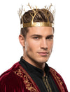 Corona rey medieval oro adulto
