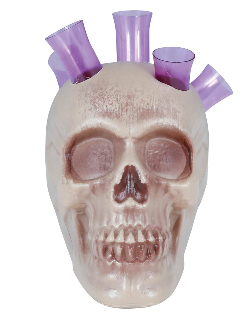 Vue de face du crâne porte shooter pour adulte