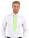 Corbata verde fluorescente adulto