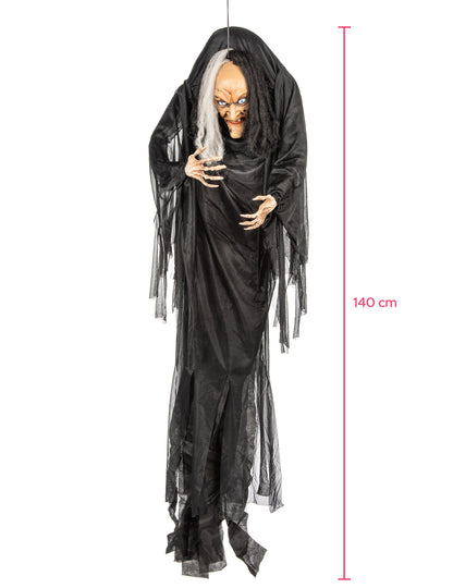 Dimensions de la décoration à suspendre sorcière pour Halloween