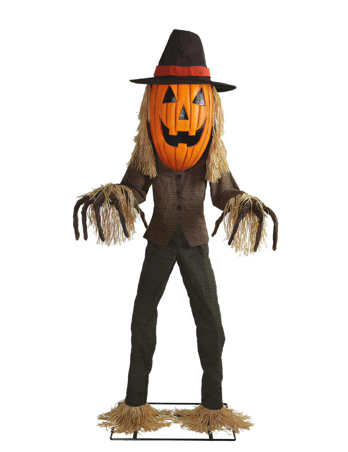 Vue d'ensemble de la décoration animée Citrouille Jack O'Lantern