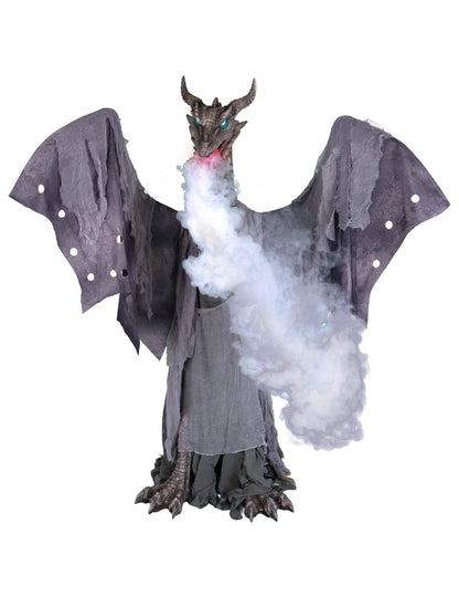 Decoración animada de dragón escupefuego 200 x 187 cm