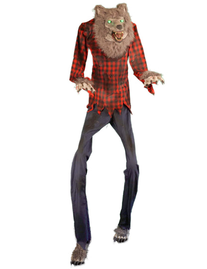 Decoración animada Hombre lobo hambriento 200 cm