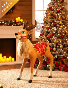 Decoración Personajes de Navidad Reno
