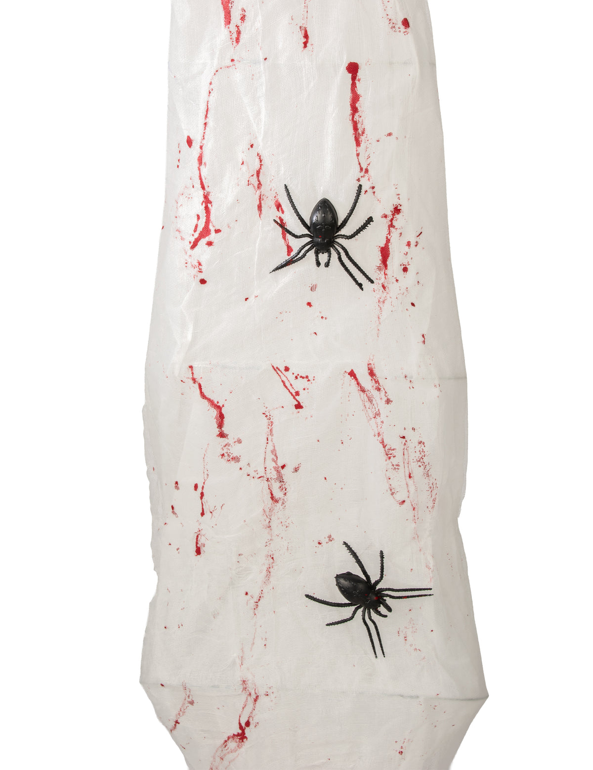 Decoración animada colgante capullo de araña con cuerpo atrapado 165 cm