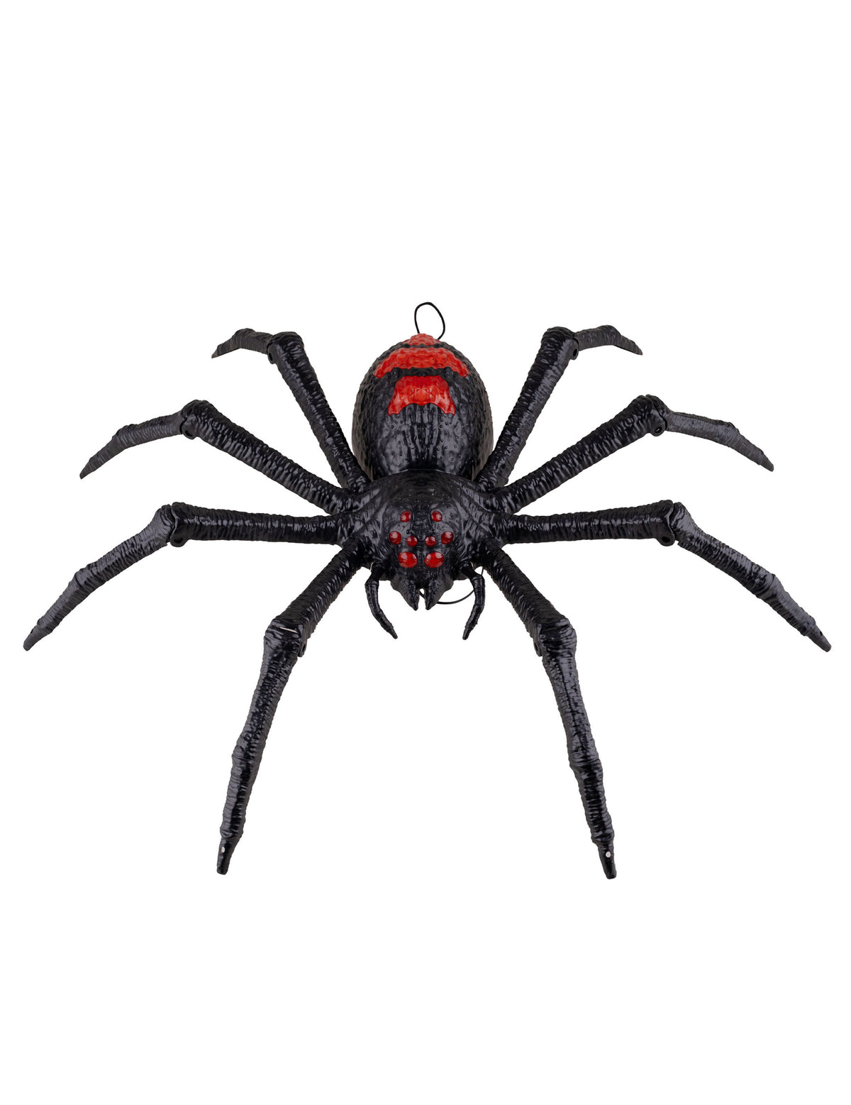 Decoración sonora y luminosa tarántula negra 70 x 15 x 42 cm