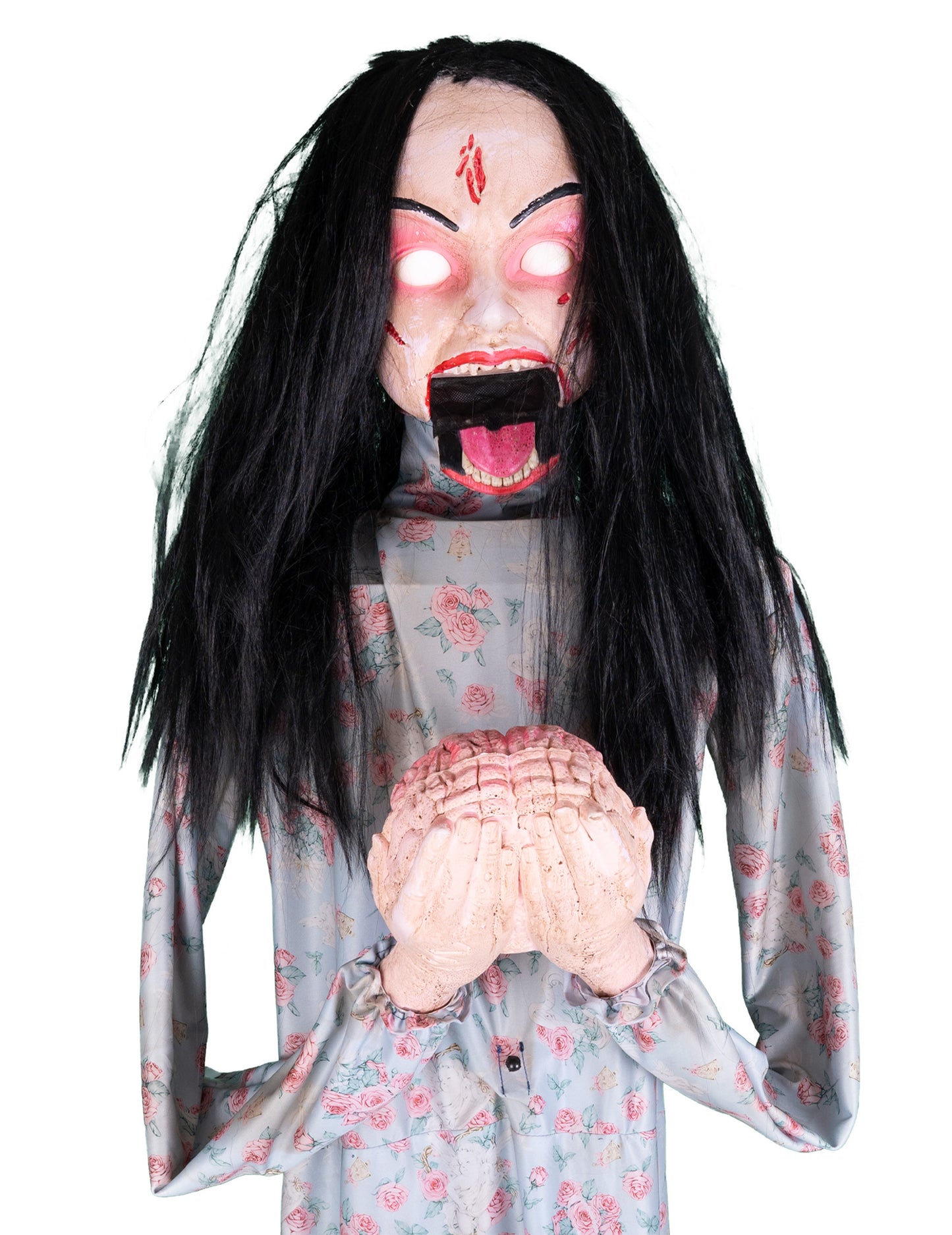 Decoración animada de zombie comedor de cerebros 200 cm