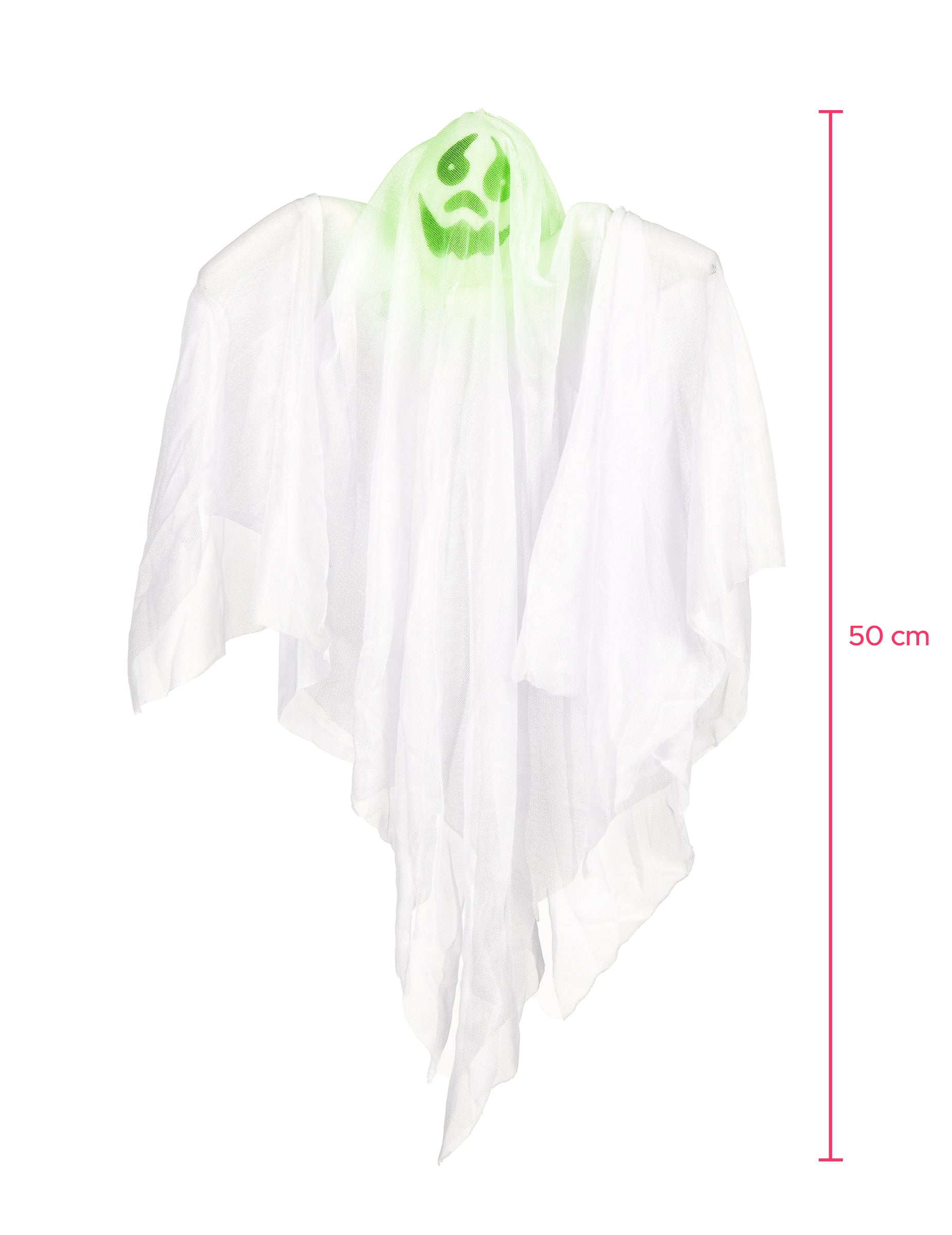 Dimensions de la décoration fantôme lumineux pour Halloween