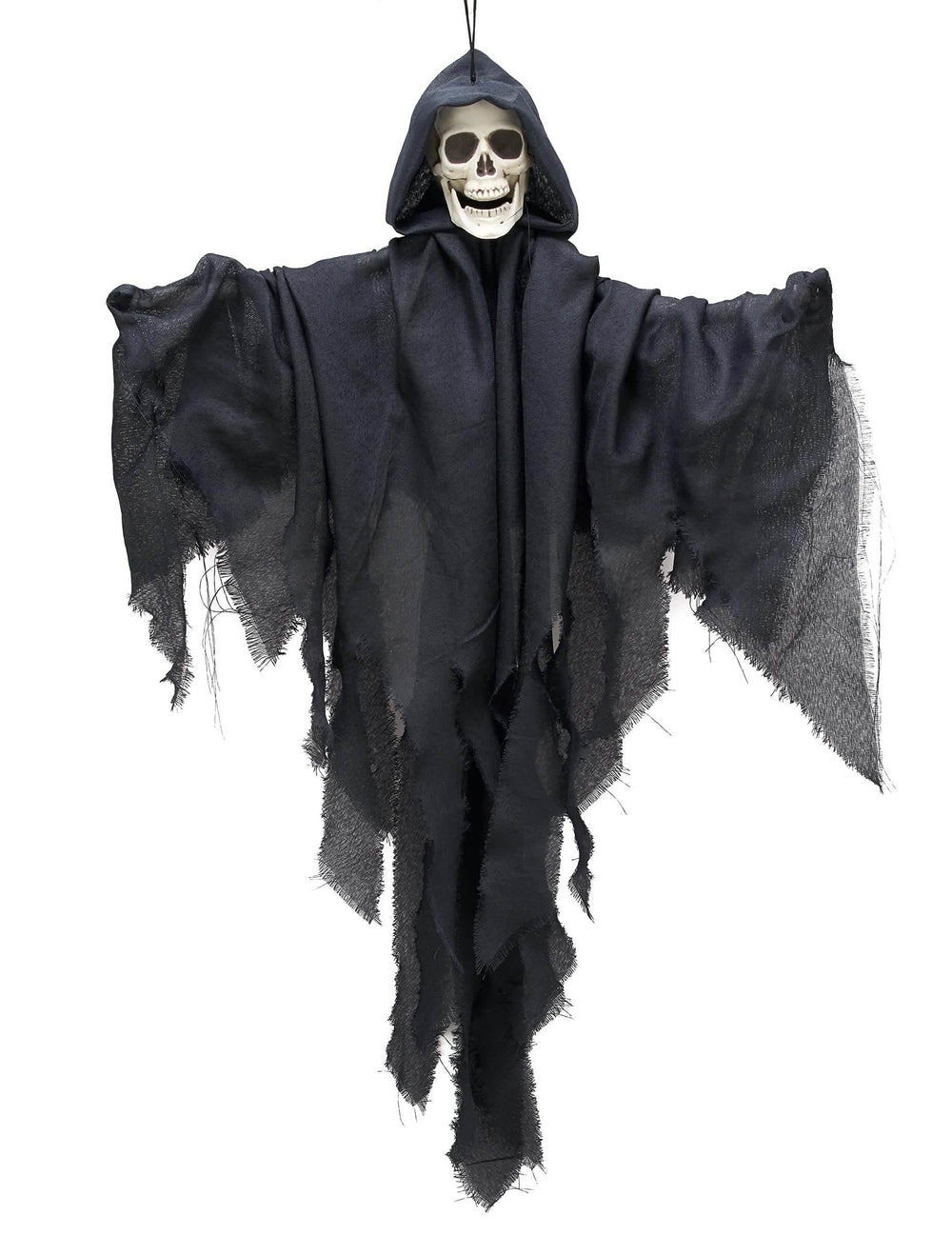 Decoración de la parca para halloween negra para colgar