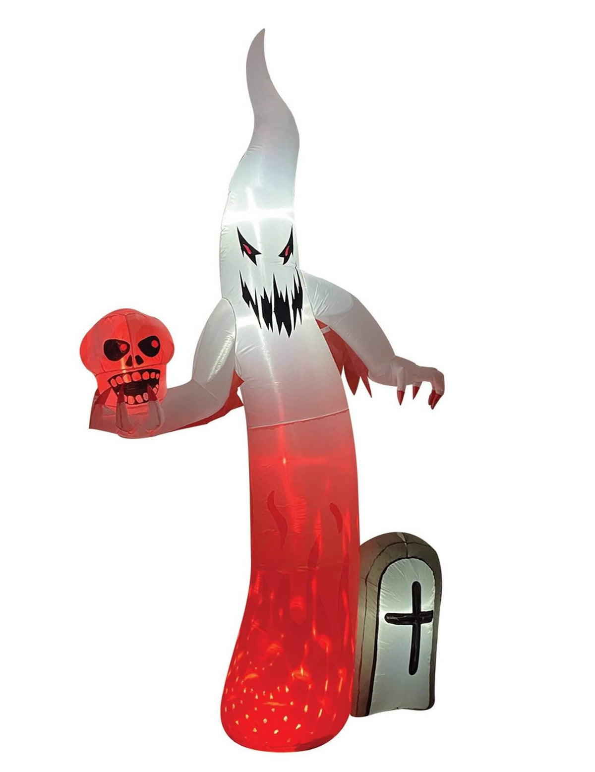 Decoración hinchable Fantasma luminoso 270 cm