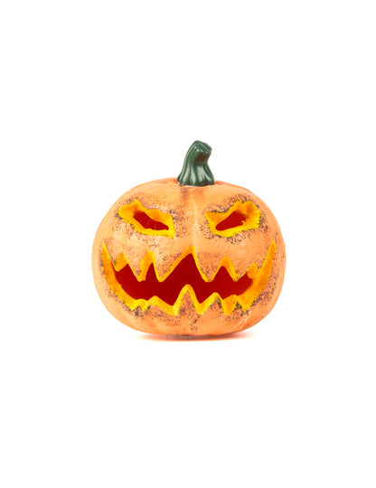 Decoración luminosa calabaza 16 cm Halloween