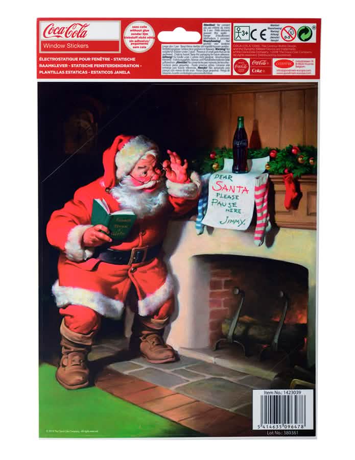 Vue d'ensemble de la Decoración para ventanas Coca-Cola papá noel