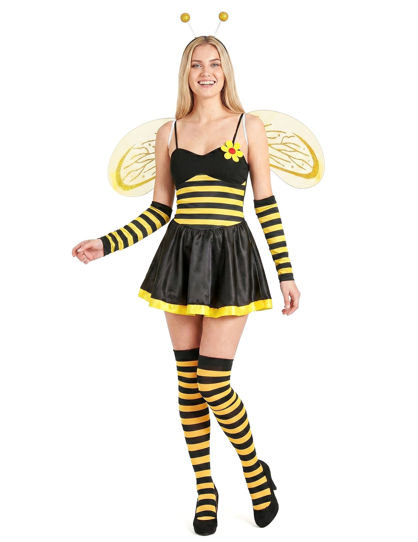Disfraz de abeja para mujer flor