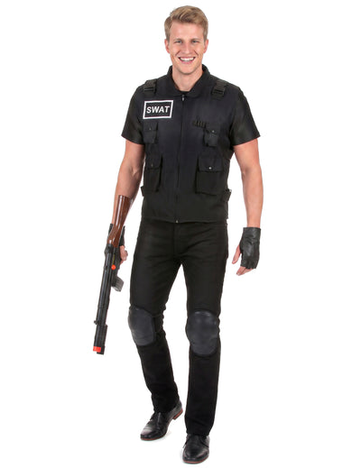 Disfraz agente de policía SWAT para hombre