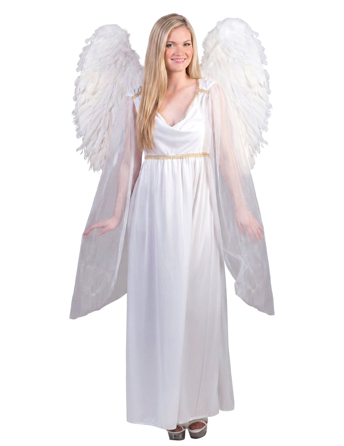 Disfraz de ángel blanco mujer