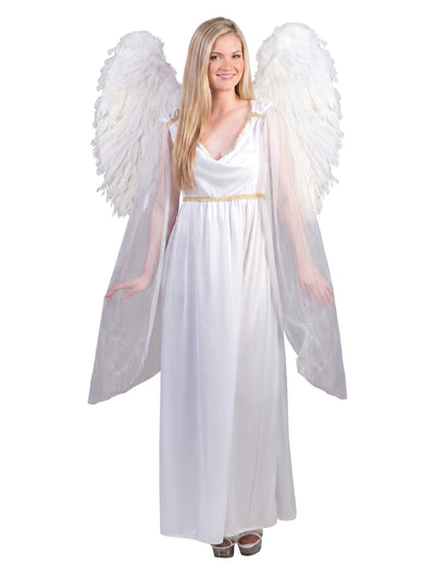 Disfraz de ángel blanco para mujer