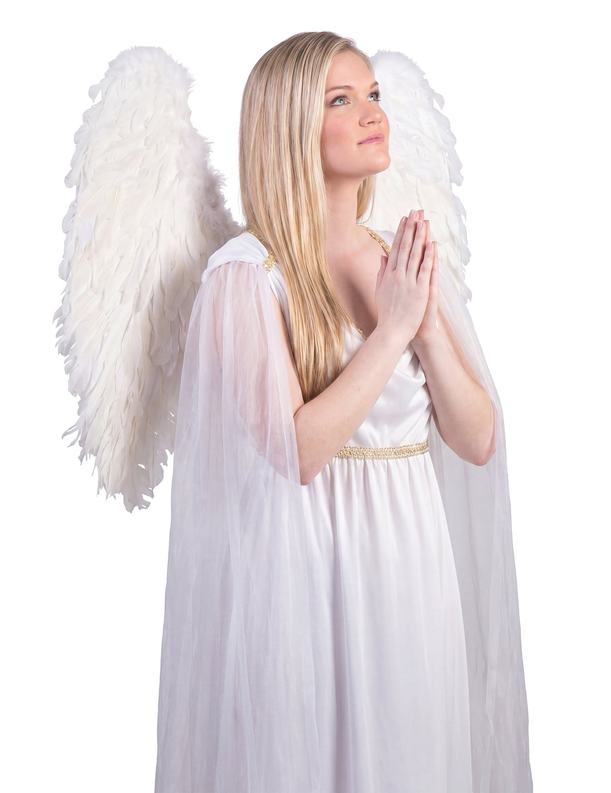 Disfraz de ángel blanco mujer