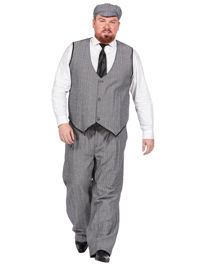 disfraz años 20 gris lujo hombre