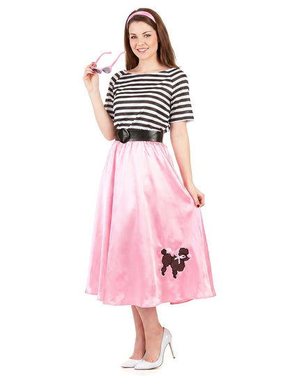Déguisement années 50 rose femme