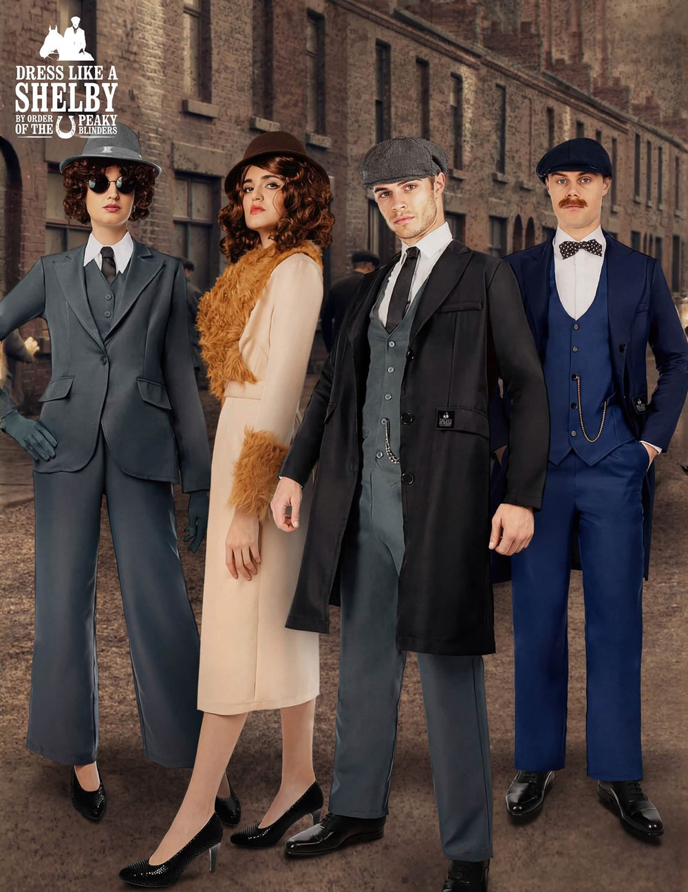 Presentación de grupo del disfraz Arthur Shelby - Peaky Blinders™