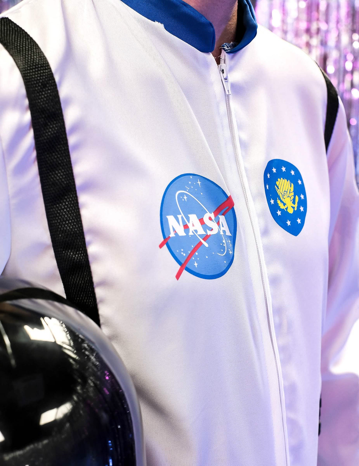 Vue de dos du déguisement astronaute de l'espace