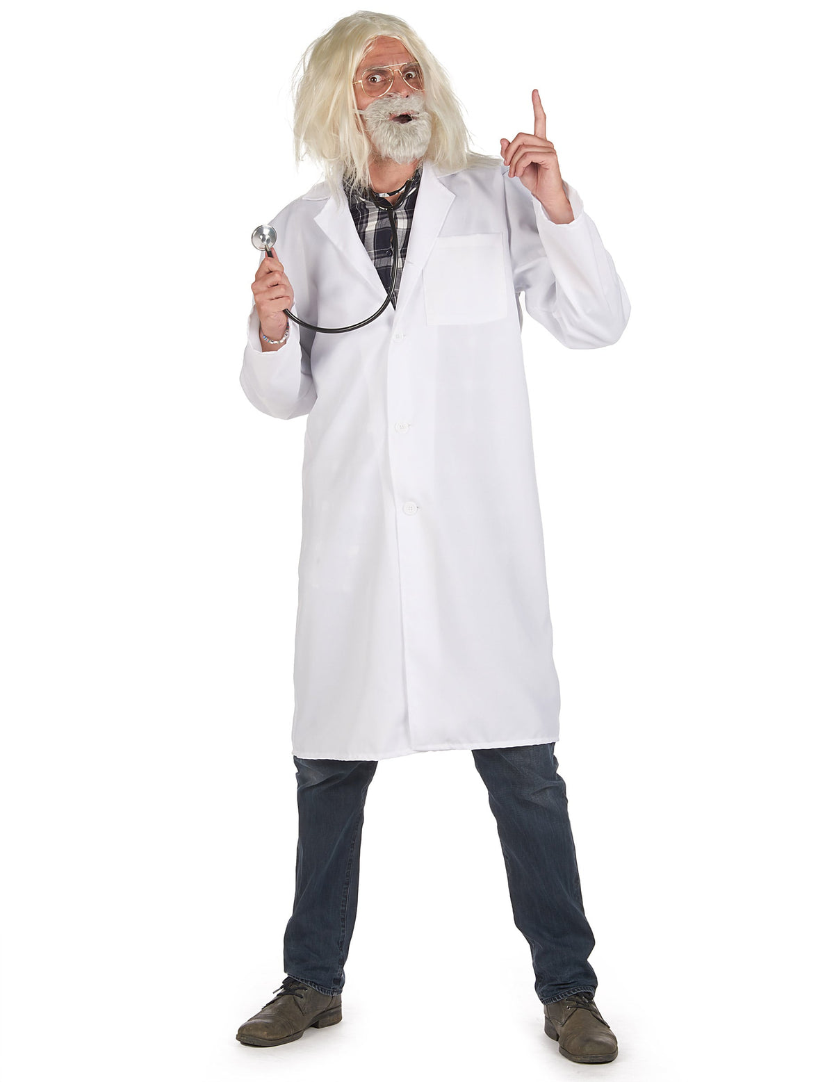 Disfraz doctor intelectual adulto
