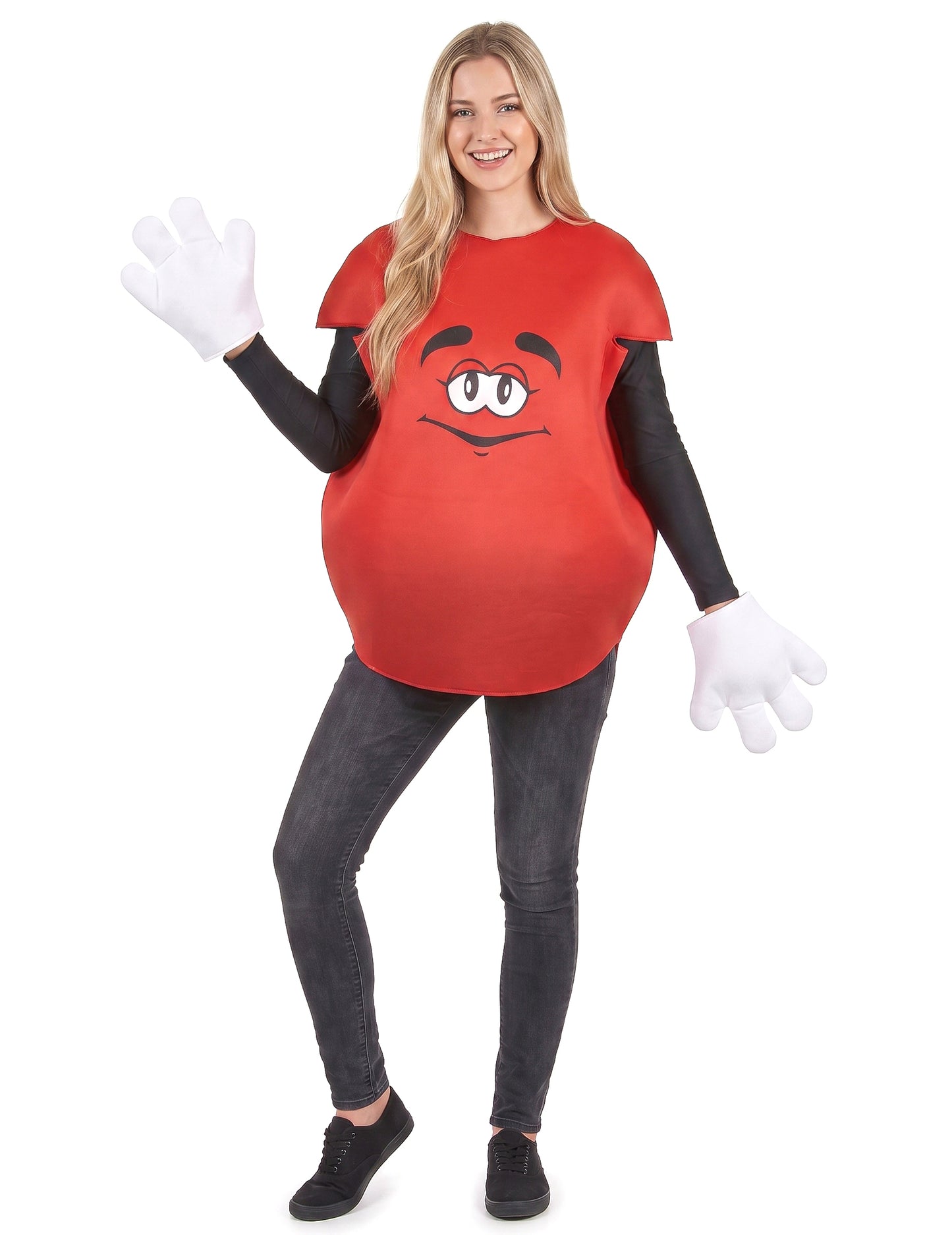 Disfraz chocolatina roja adulto