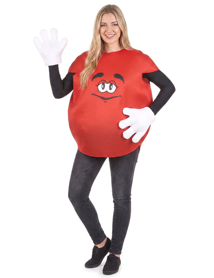 Disfraz chocolatina roja adulto
