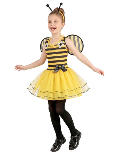 Disfraz de abeja flores niña