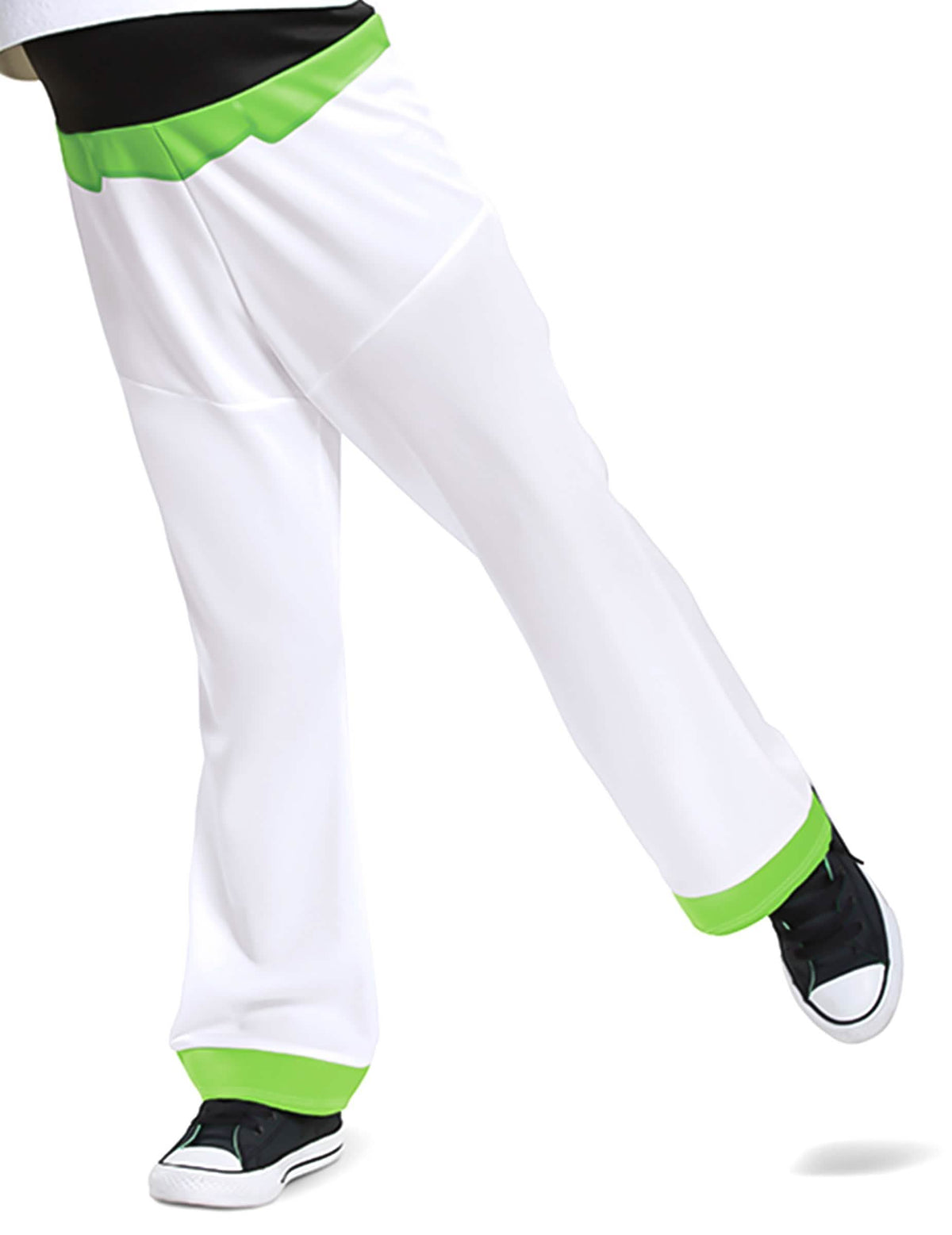 Détail du bas du pantalon du déguisement Buzz l'Eclair deluxe