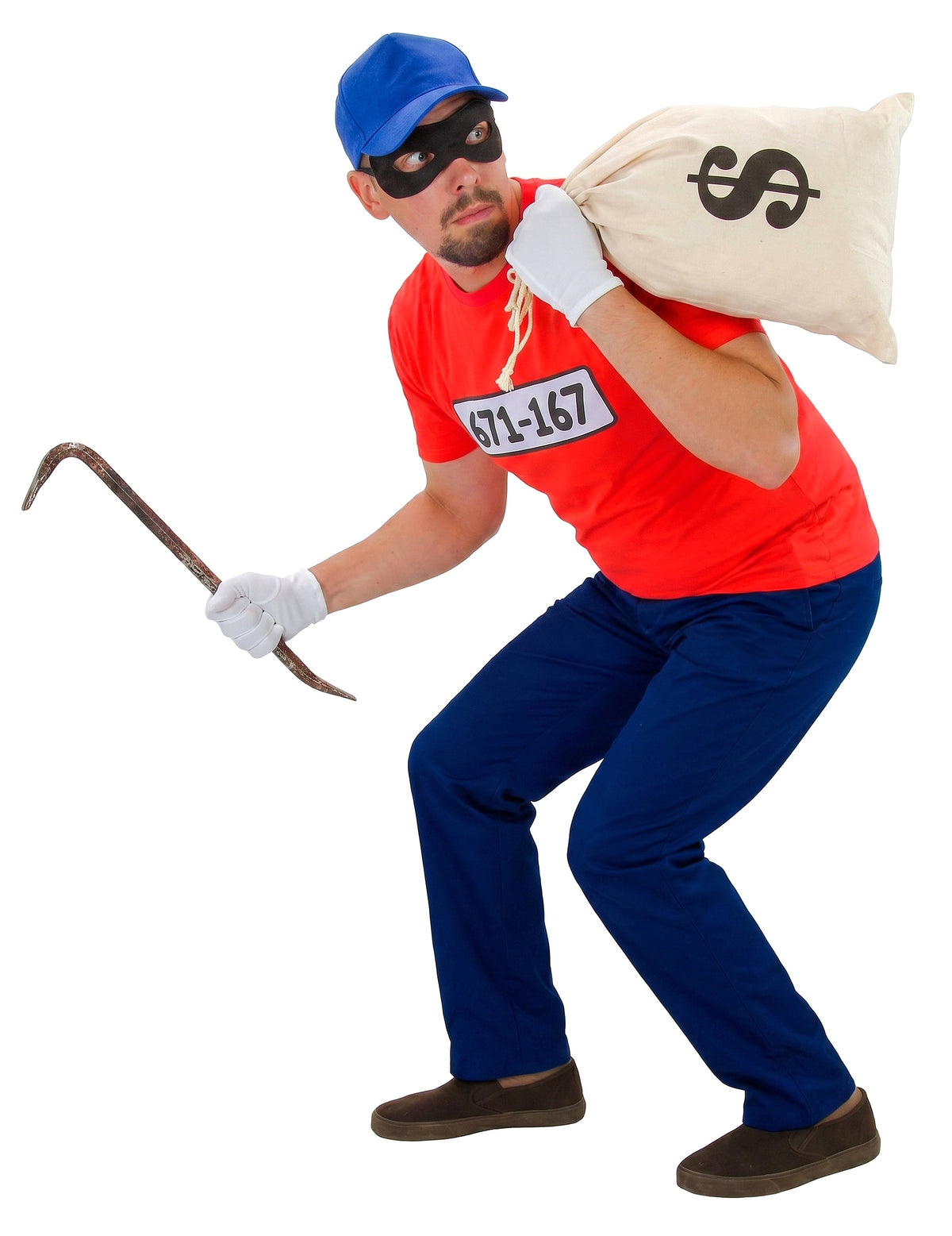 Disfraz de ladrón para hombre.