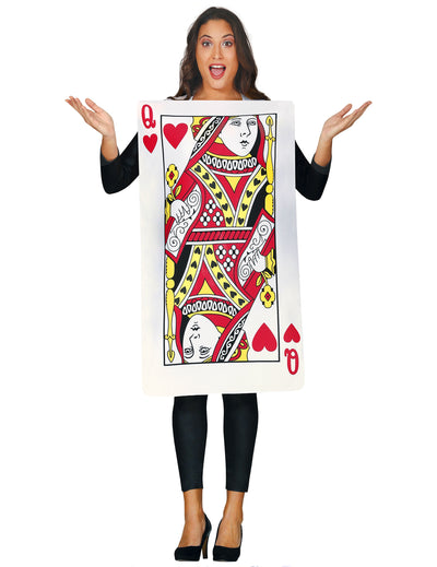 Disfraz reina de corazones para mujer