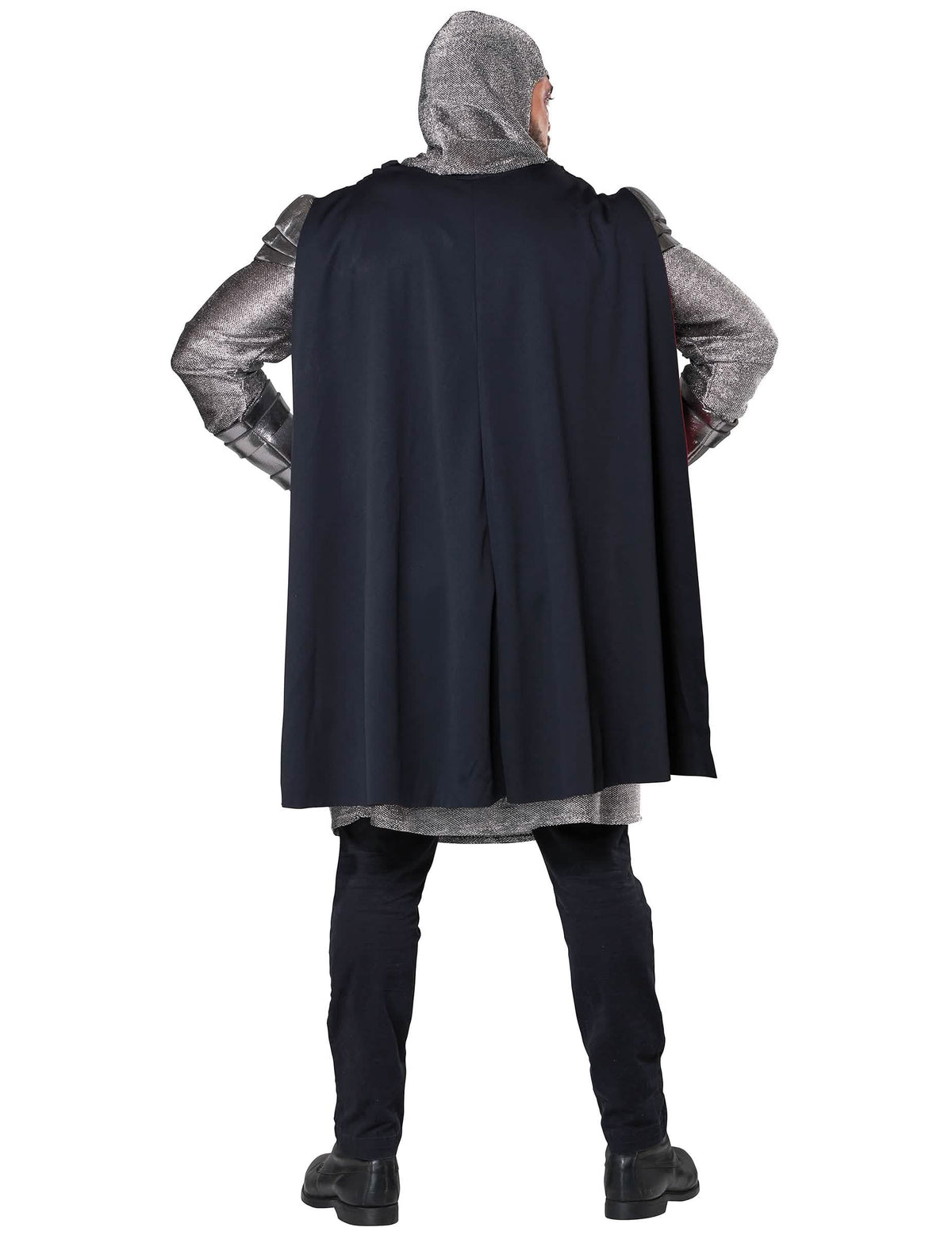 Vista trasera del disfraz Caballero medieval para hombre