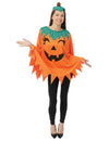Disfraz de calabaza naranja para mujer
