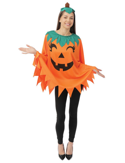 Disfraz de calabaza naranja para mujer