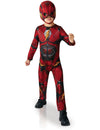 Déguisement classique Flash Justice League pour enfant rouge et noir avec masque