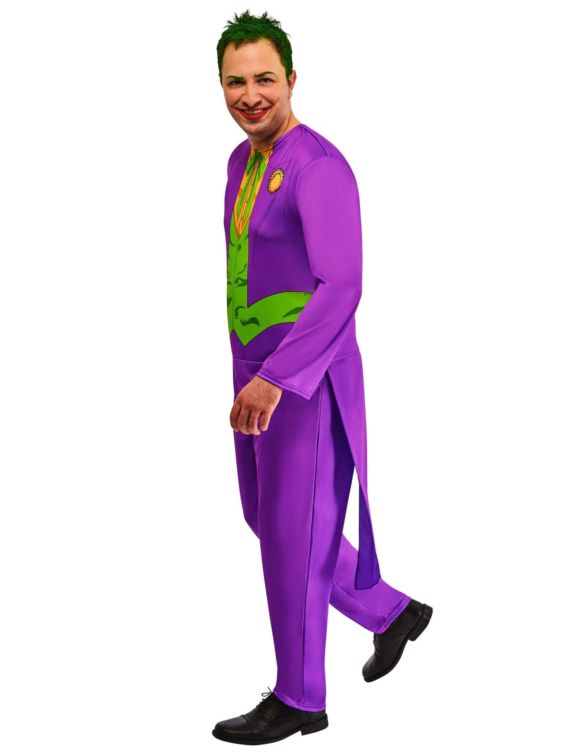 Vue de profil du déguisement classique Joker™ pour adulte