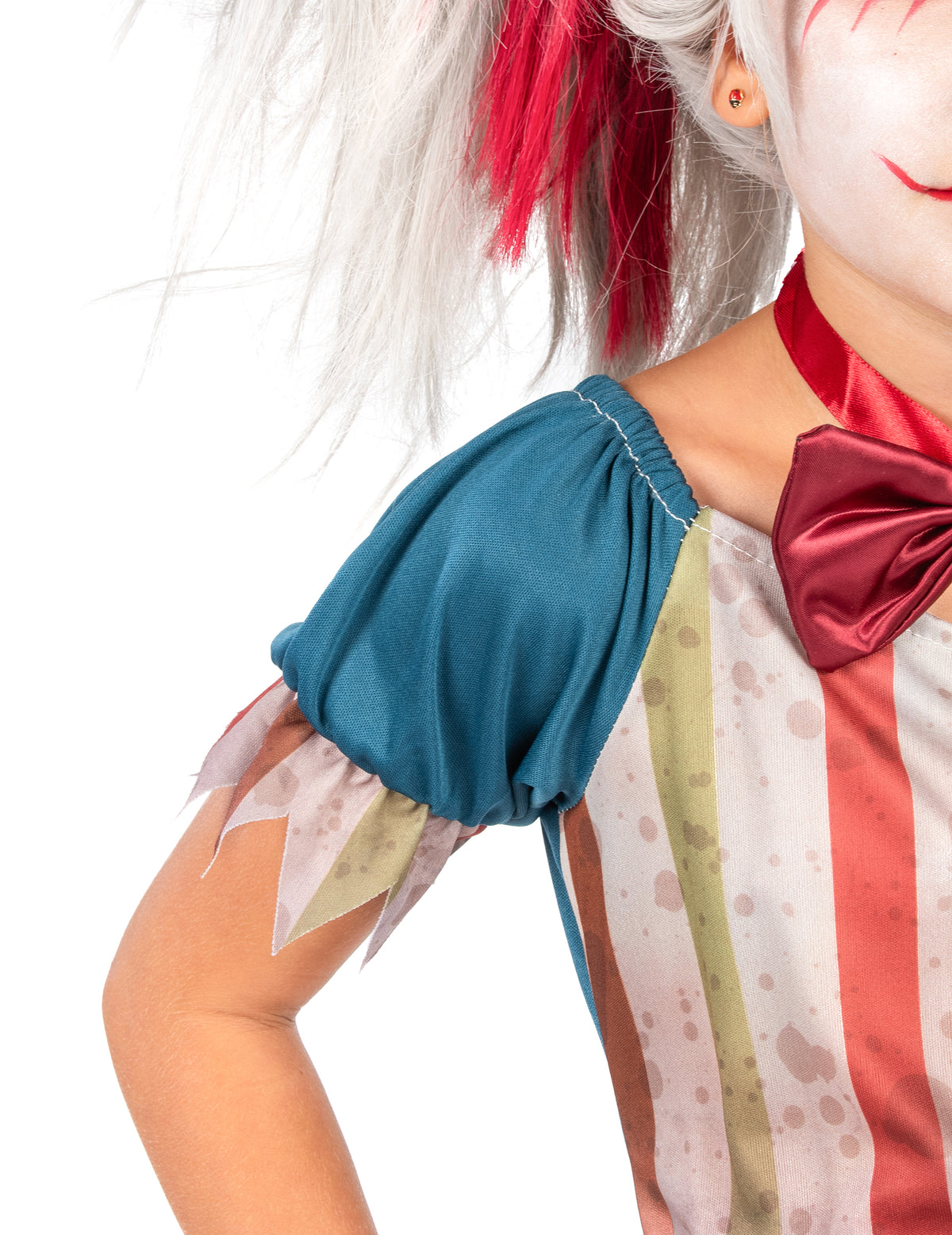 Disfraz De Payaso Malvado Para Niñas 7 Piezas | Falda, Peluca Y Accesorios Para Halloween, Fiestas De Cosplay Y Juegos De Rol (Tallas S-M-L)