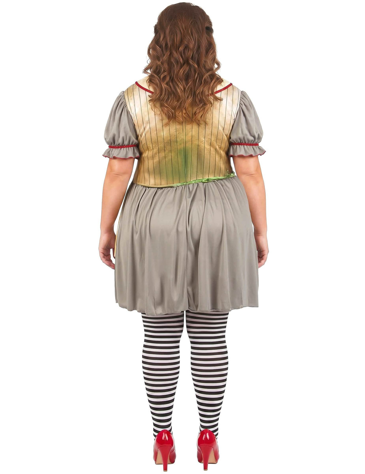 Disfraz de payaso psicópata talla grande para mujer