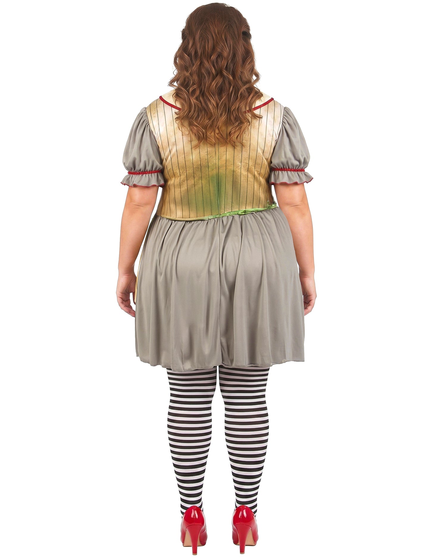 Disfraz de payaso psicópata talla grande para mujer