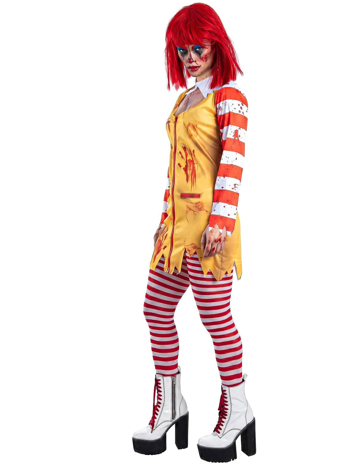 Disfraz de payaso asesino sexy para mujer