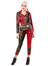 Déguisement combinaison Harley Quinn Suicide Squad 2 pour femme rouge et noir