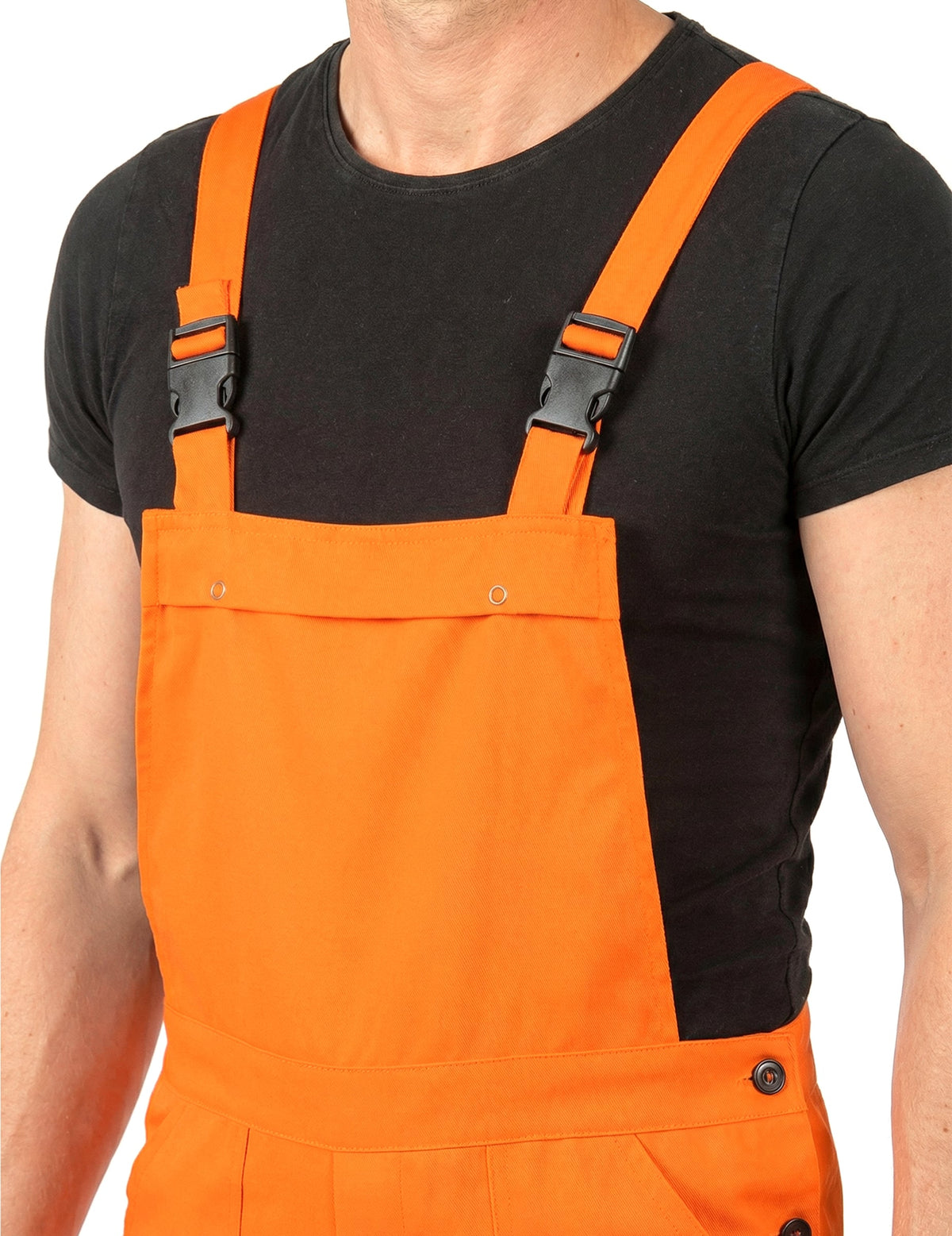Disfraz traje naranja fluo adulto