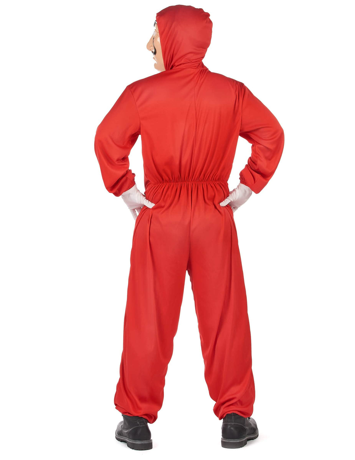 Disfraz mono rojo ladrón adulto