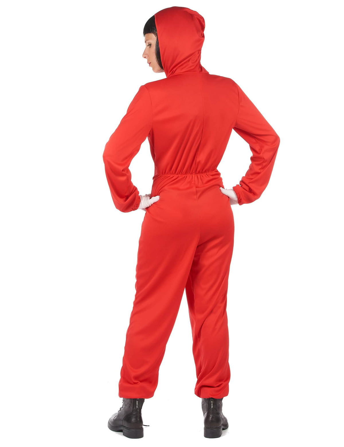 Disfraz mono rojo ladrón adulto